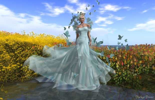 Jeanie Final Azul Dress